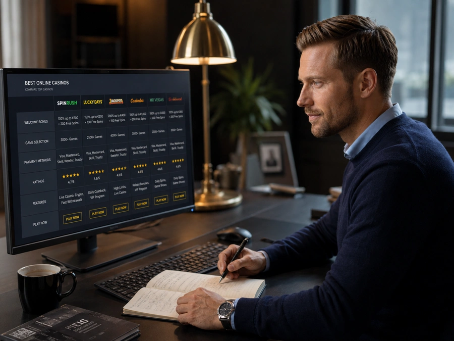 Sammenligning av bonuser og vilkår hos norske casinoer