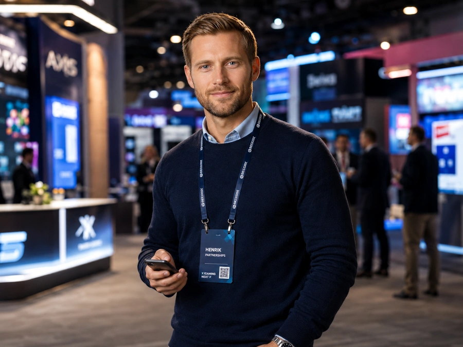 På iGaming-konferanse for å holde seg oppdatert på bransjen
