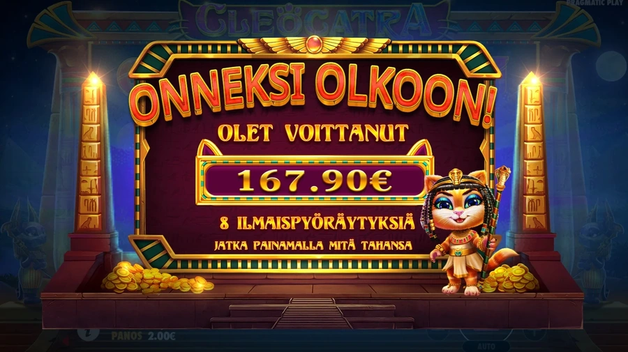 Cleocatra maksimal gevinst