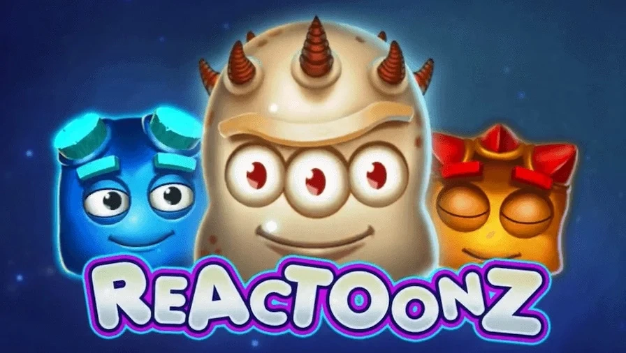 Reactoonz romvesener 7x7 cluster pays automat